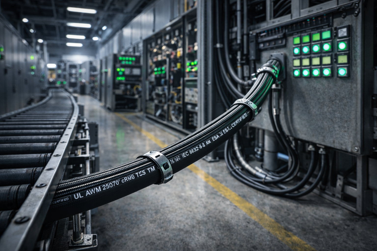 Comparativa de rendimiento y seguridad de un cable industrial certificado frente a uno económico.