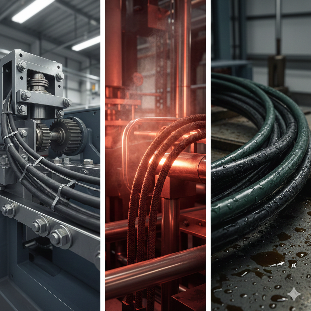 errores al comprar cables industriales en entorno de manufactura