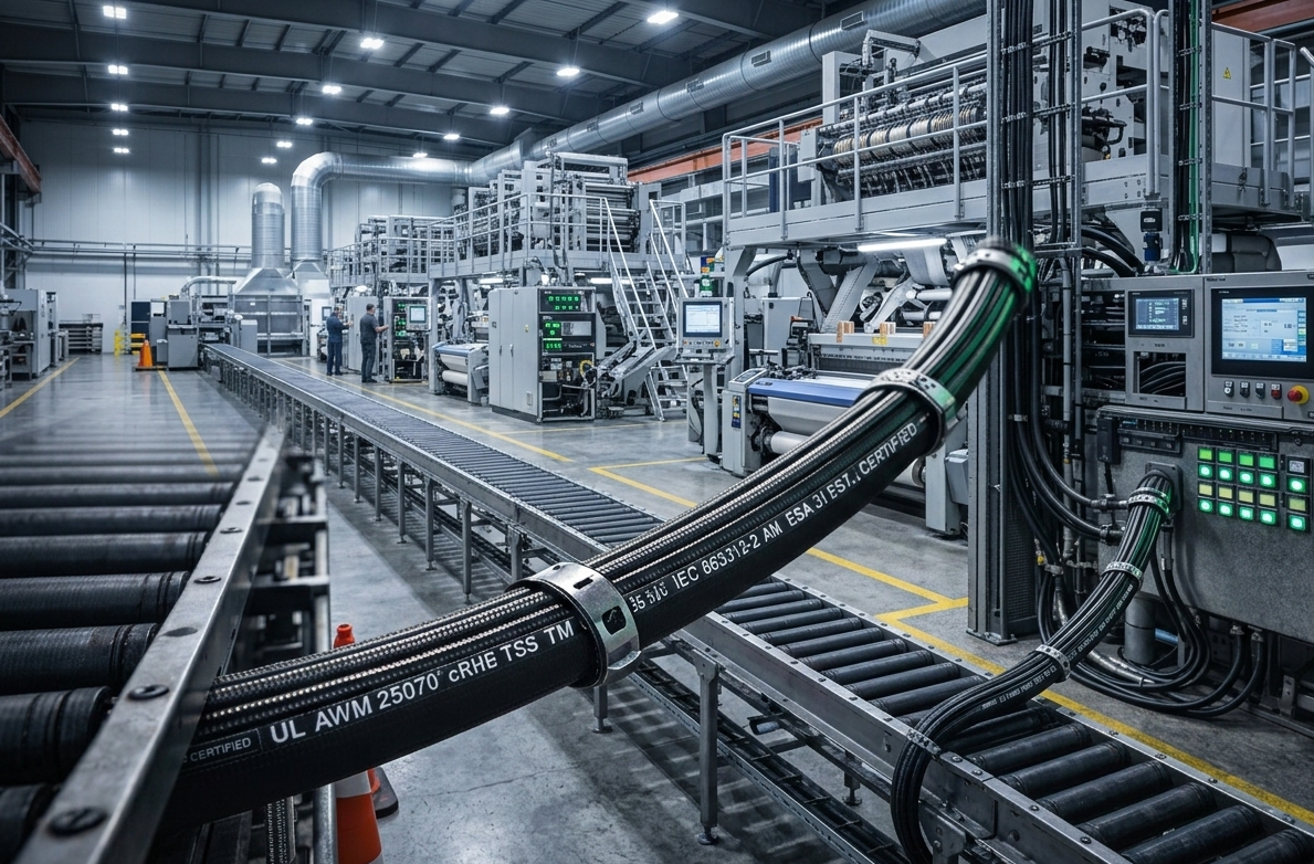 Comparativa de rendimiento y seguridad de un cable industrial certificado frente a uno económico.